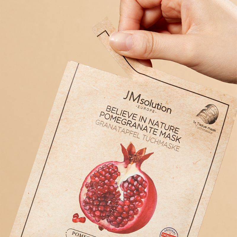 Believe in Nature Pomegranate Sheet Mask, JMsolution