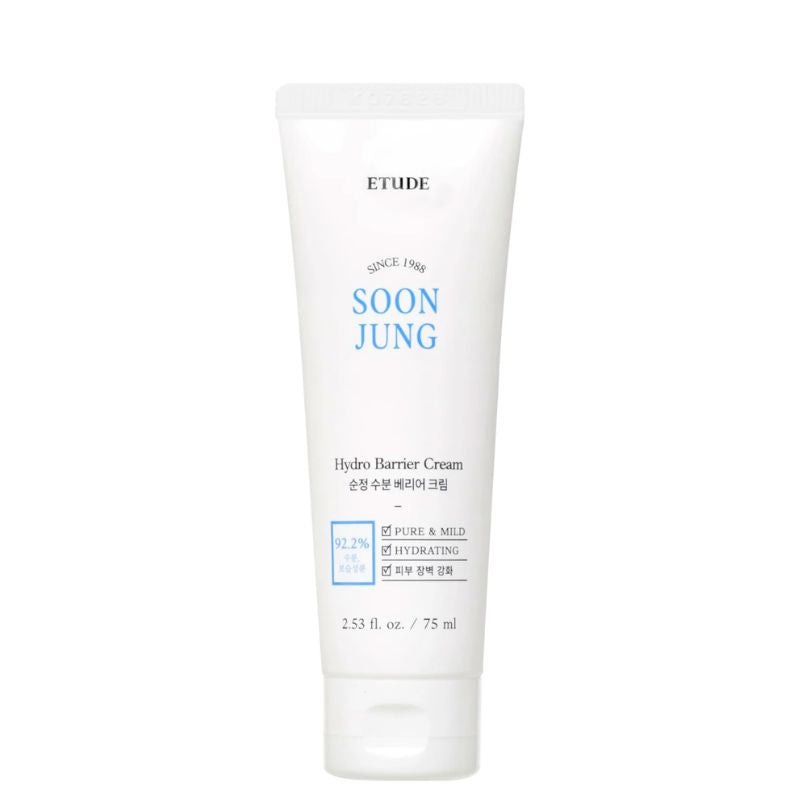 Soon Jung Hydro Barrier Cream 75ml, Etude Europe Korean skincare kbeauty italy poland germany sweden france spain